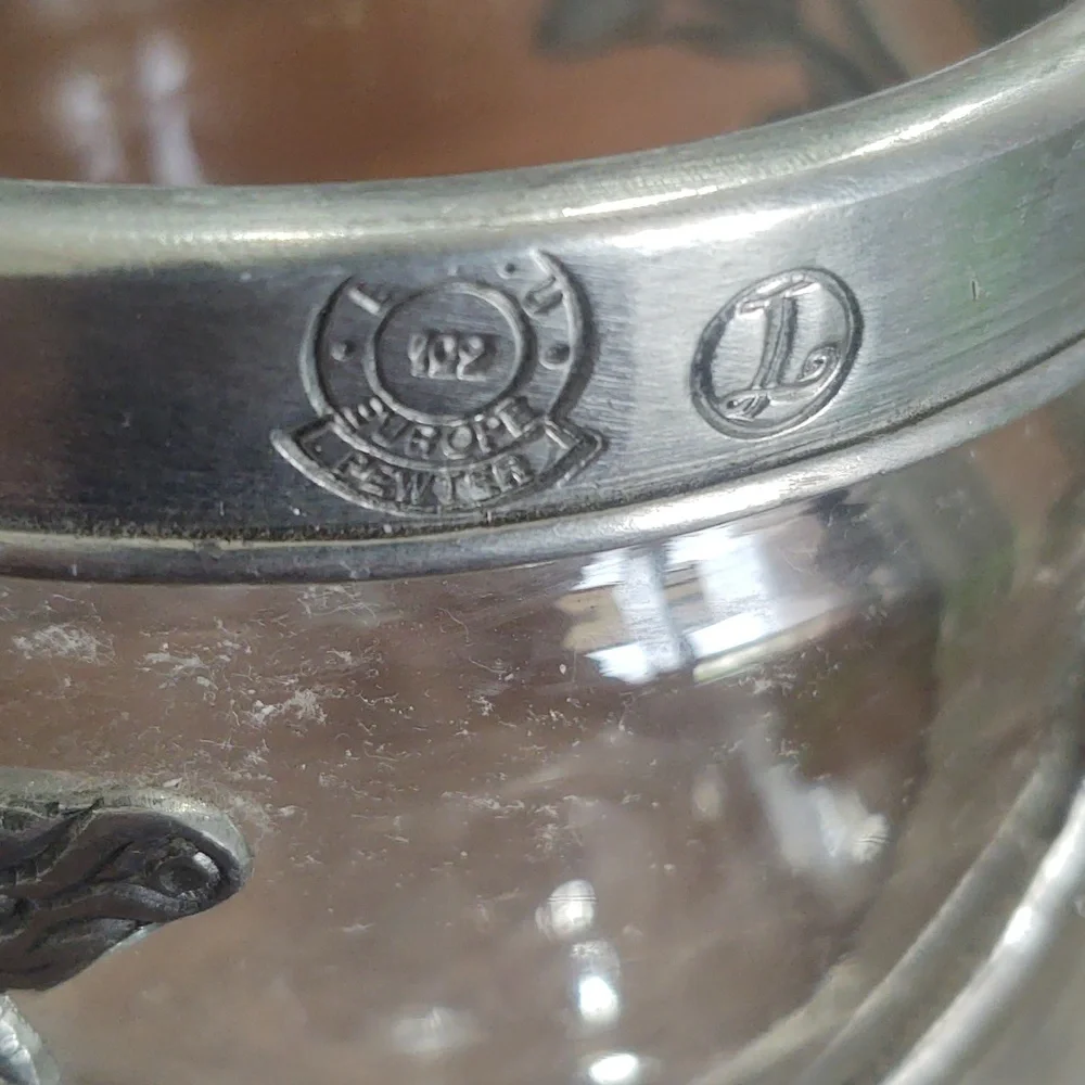 Labrazel Rose Pewter Bathroom Canister
